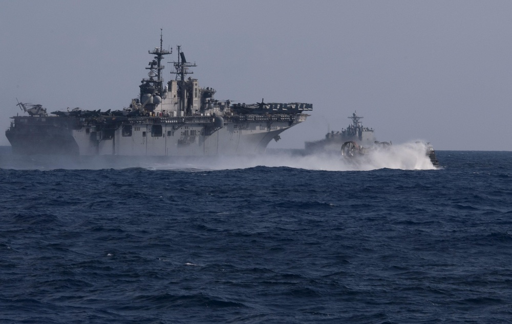 USS Whidbey Island action