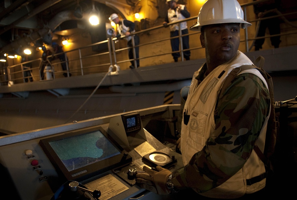 USS Whidbey Island action