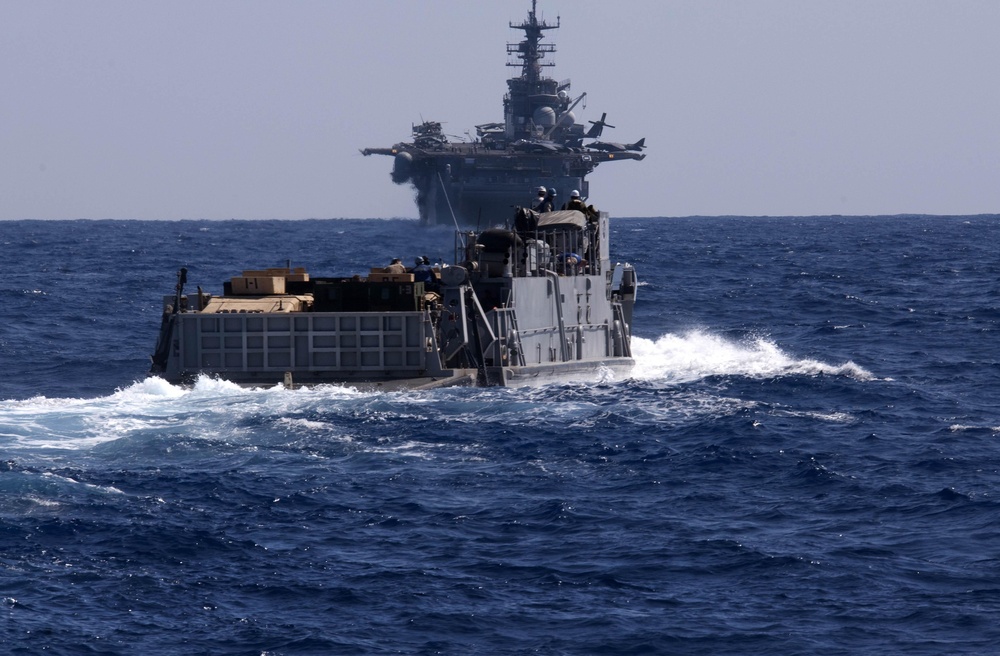 USS Whidbey Island action