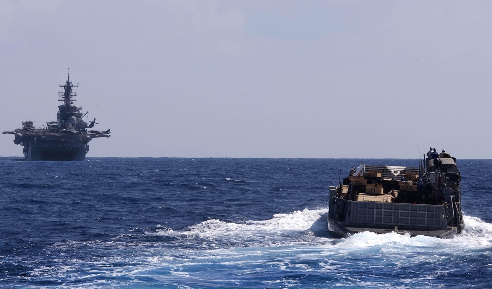 USS Whidbey Island action