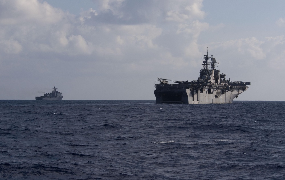 USS Whidbey Island action