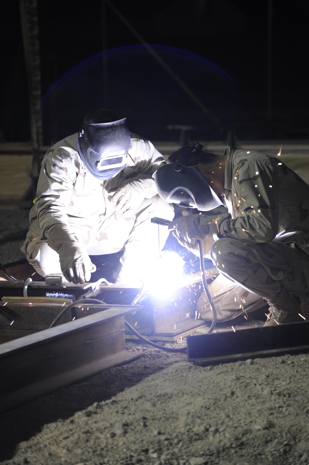 Nighttime welding