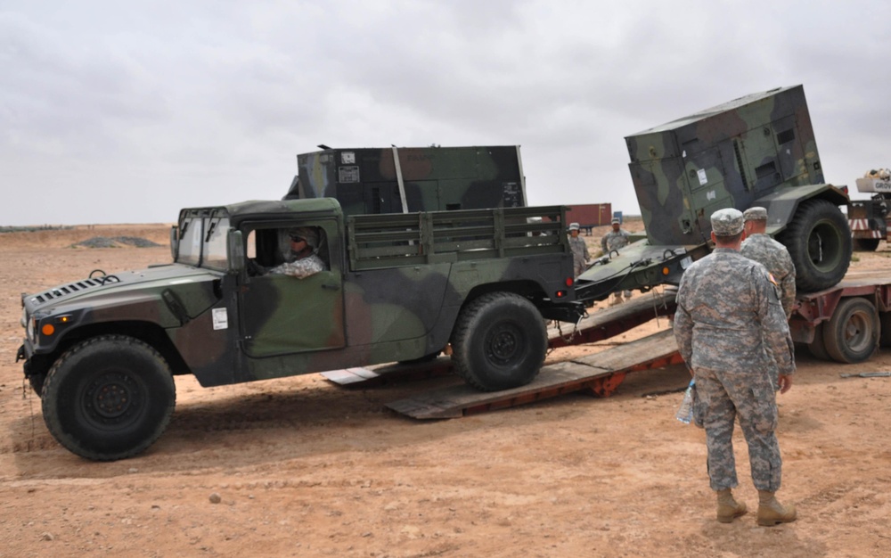 Service members work together at joint exercise