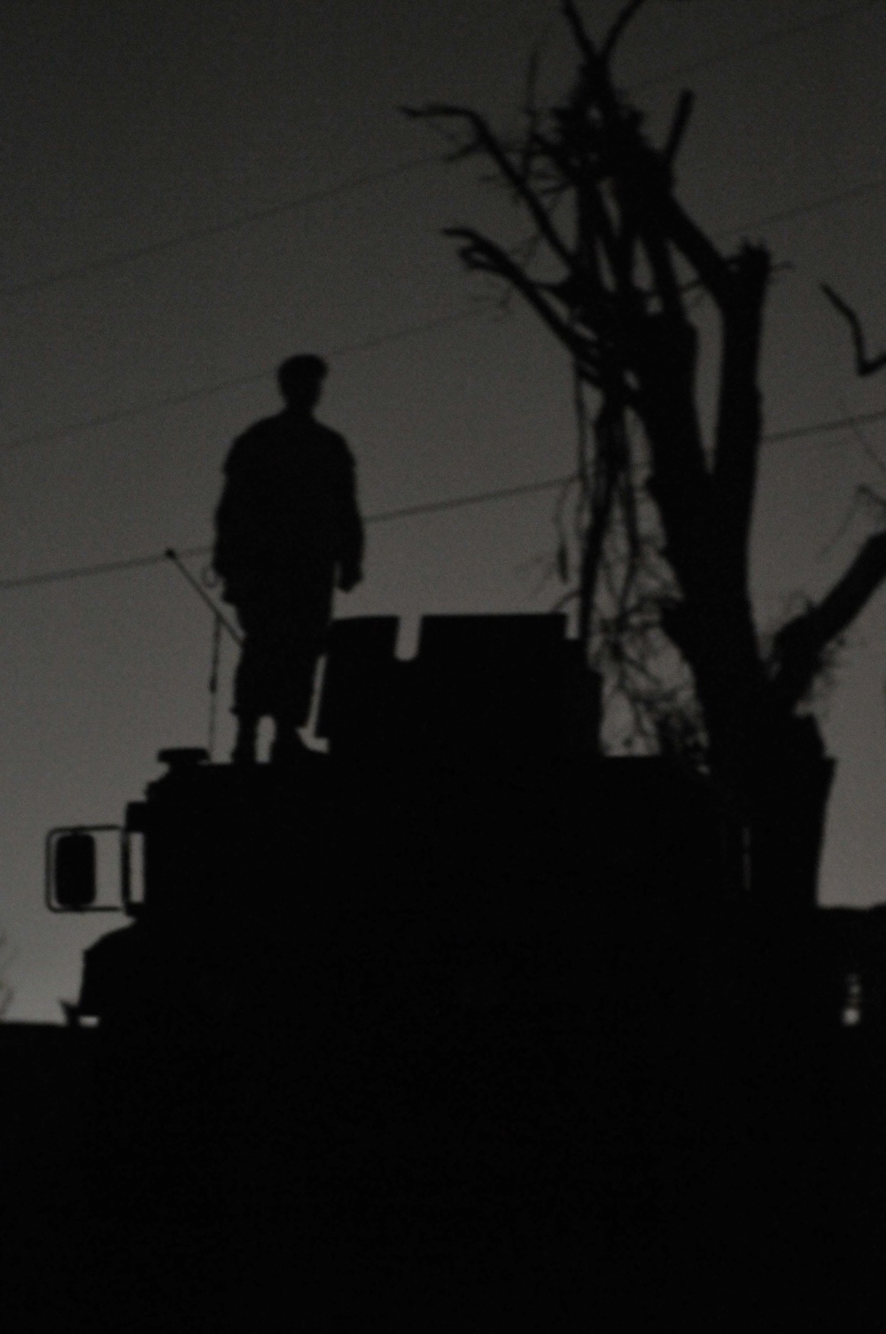 Alabama Guardsmen Watch Over Tuscaloosa