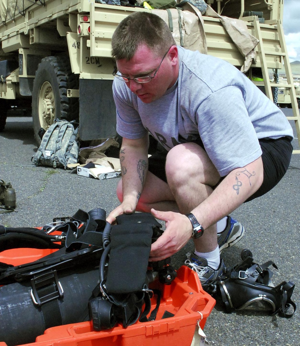 Red Dragons complete HAZMAT recon exercise at Yakima Training Center