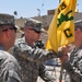 ‘Cobra’ Company conducts a change of responsibility ceremony at Joint Security Station Muthana, Iraq