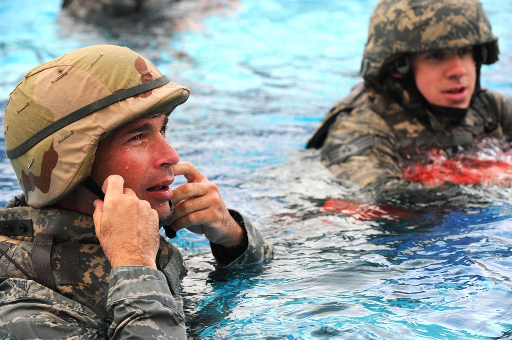 Deployed 386th firefighters train to survive