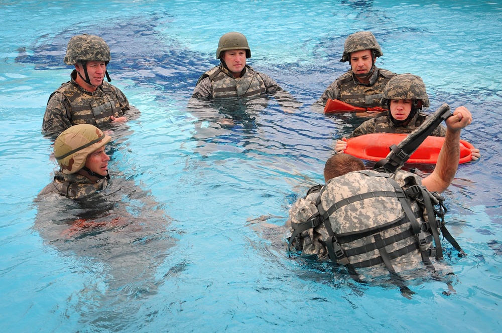 Deployed 386th firefighters train to survive