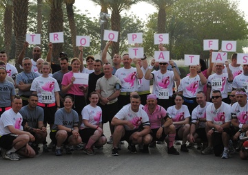 Soldiers run for cure