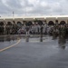 Servicemembers assemble outside in Agadir