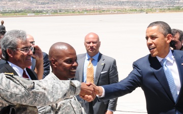 Fort Bliss Welcomes Barack Obama