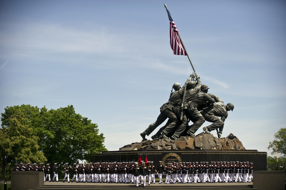 Navy Cross medal award ceremony