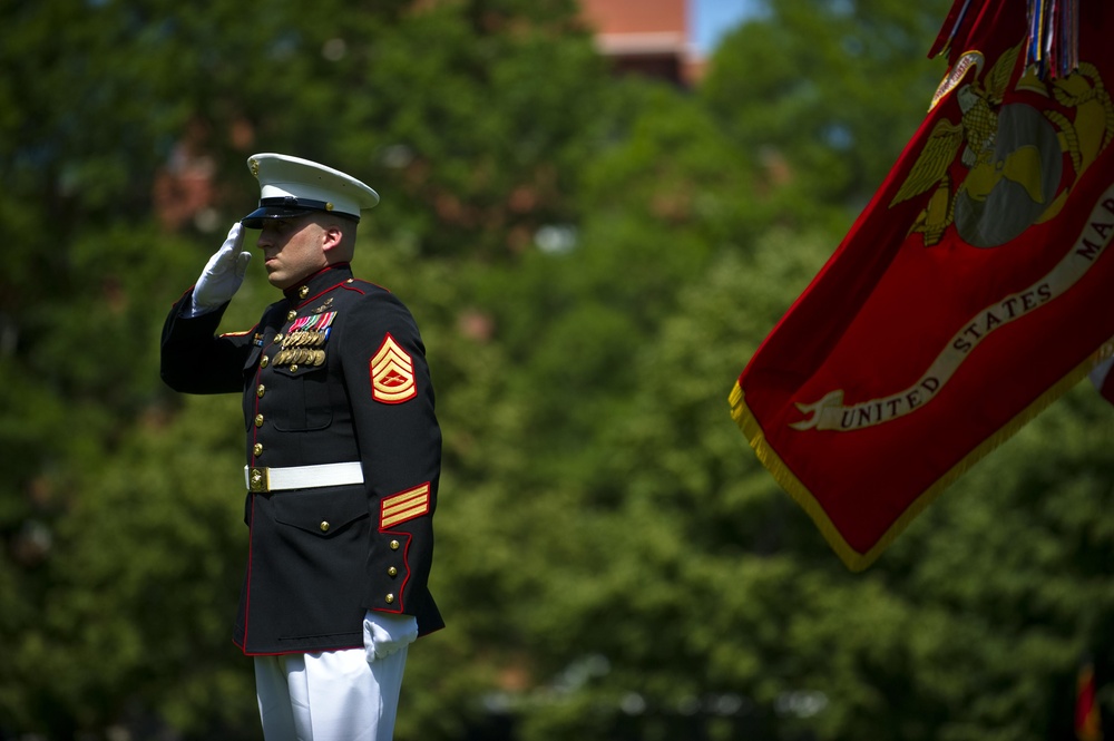 Navy Cross medal award ceremony