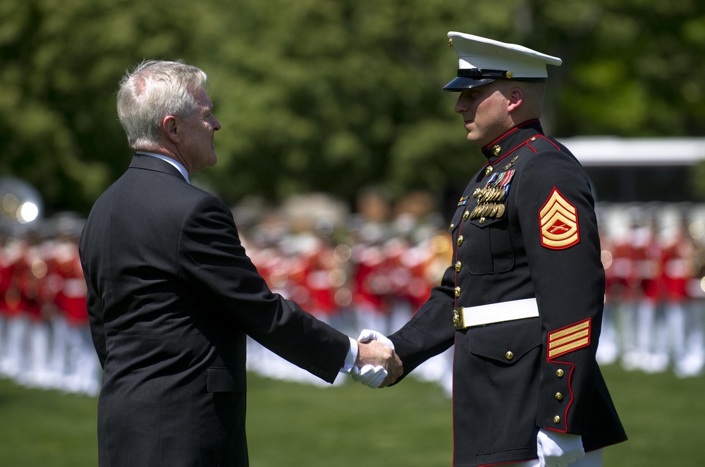 Navy Cross medal award ceremony