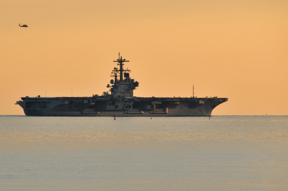 USS George H.W. Bush deploys