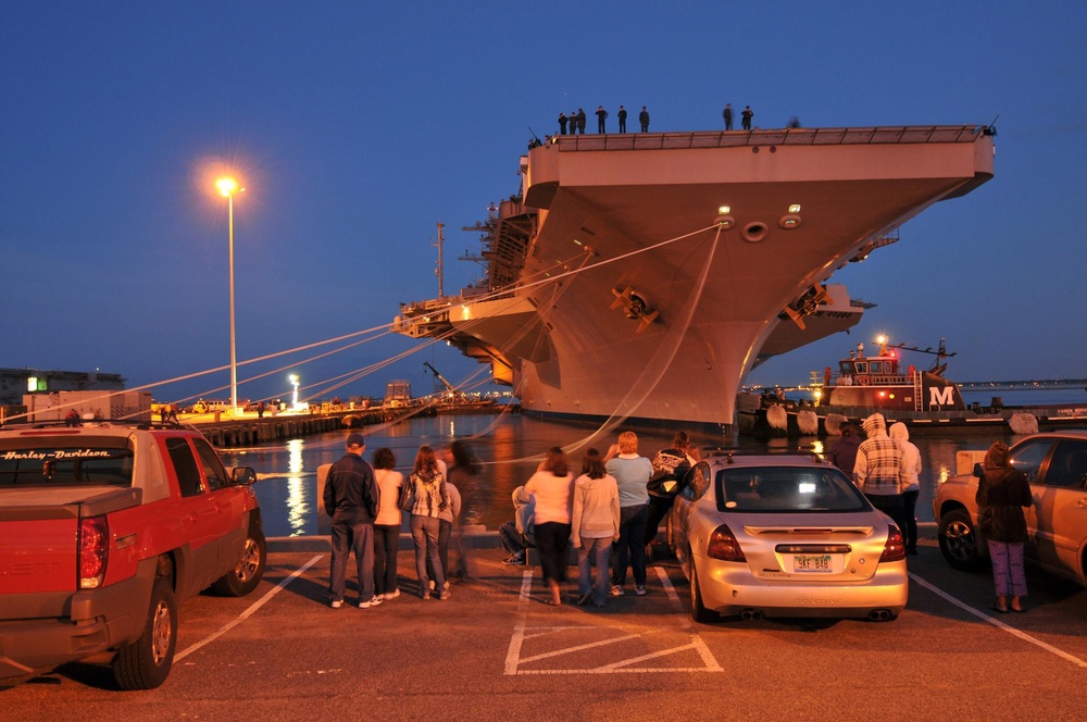 USS George H.W. Bush deploys