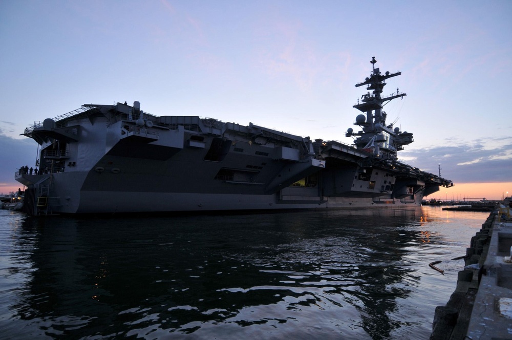 USS George H.W. Bush deploys