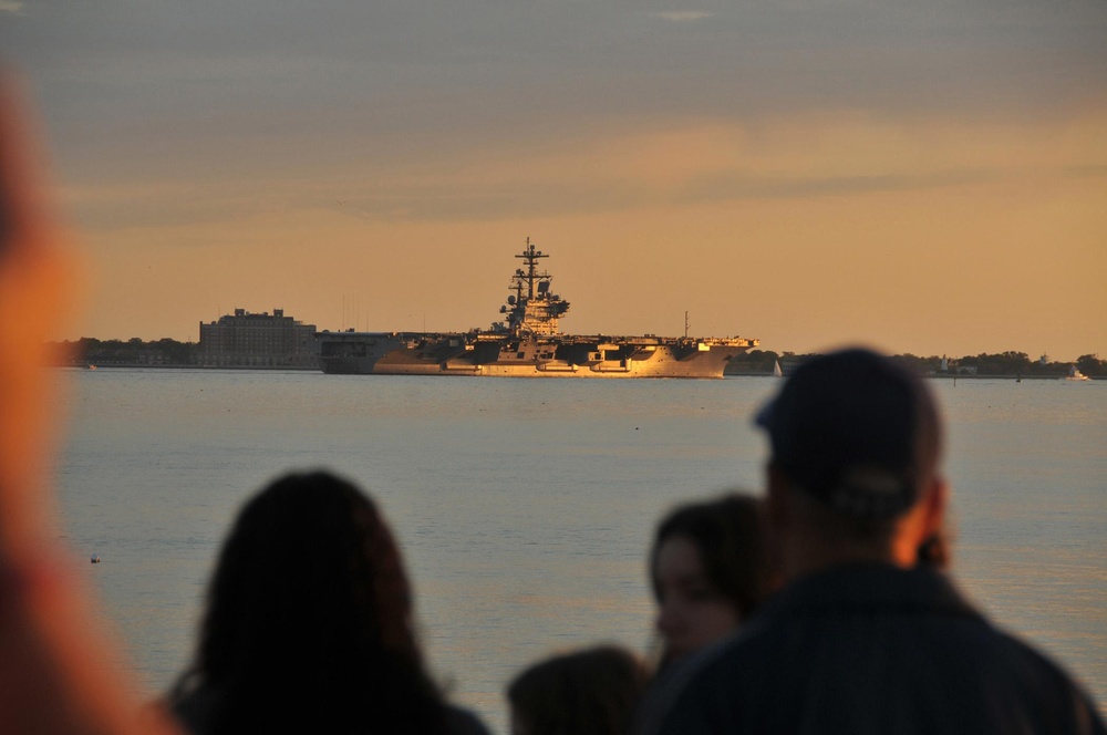 USS George H.W. Bush deploys