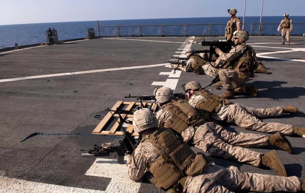 USS Whidbey Island action