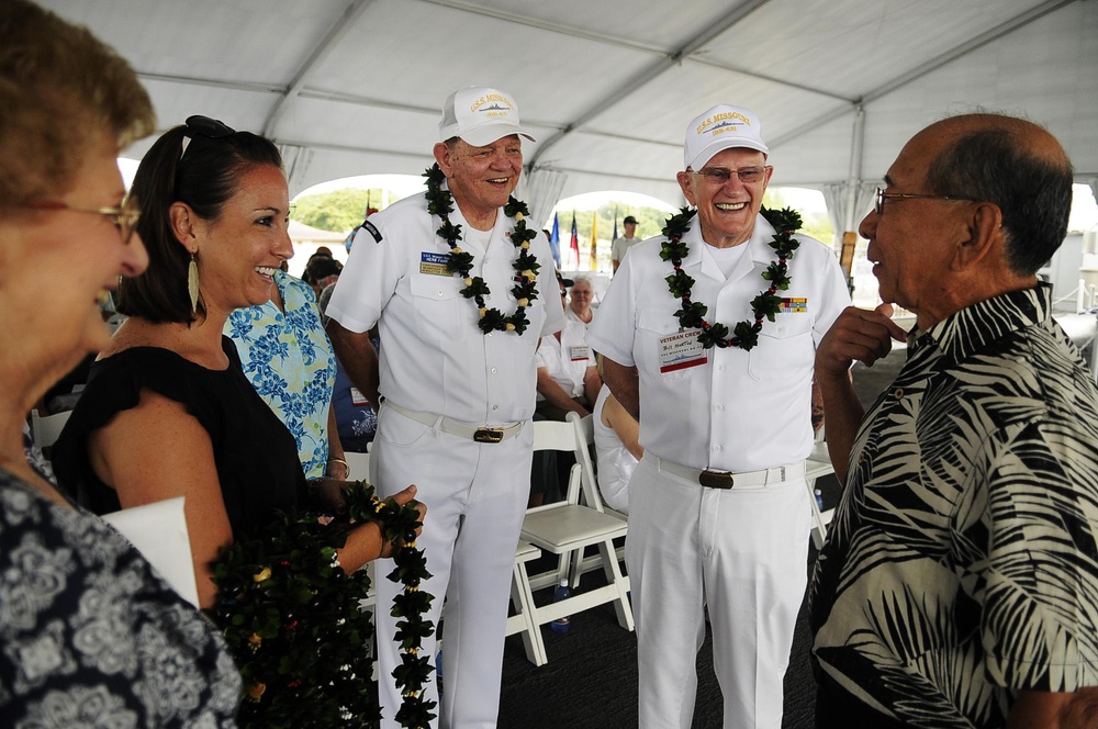 USS Missouri ceremony in Hawaii