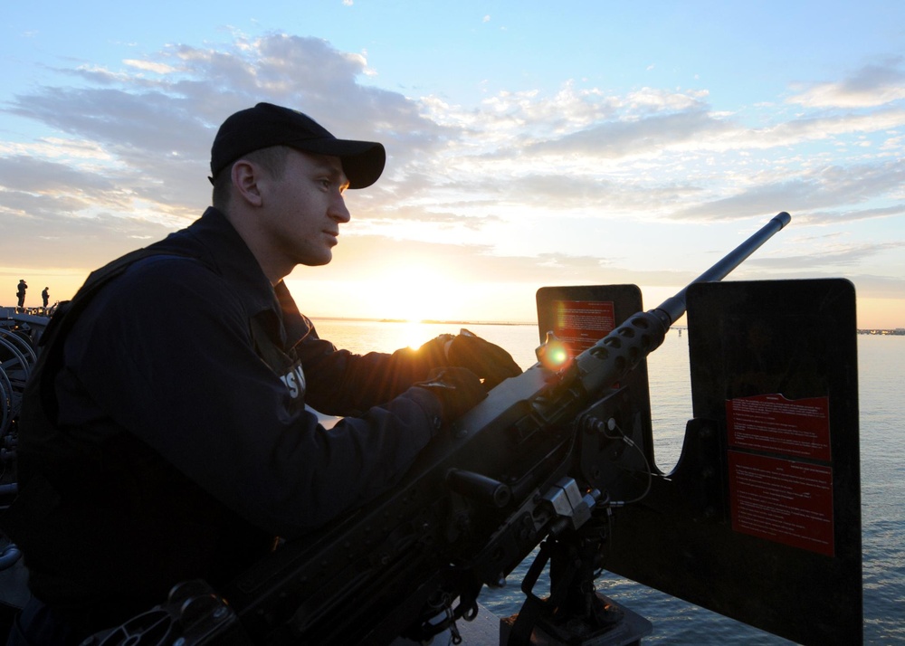 USS George H.W. Bush action