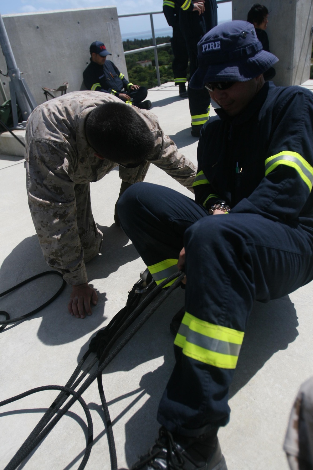 MCBJ Fire Department put to test