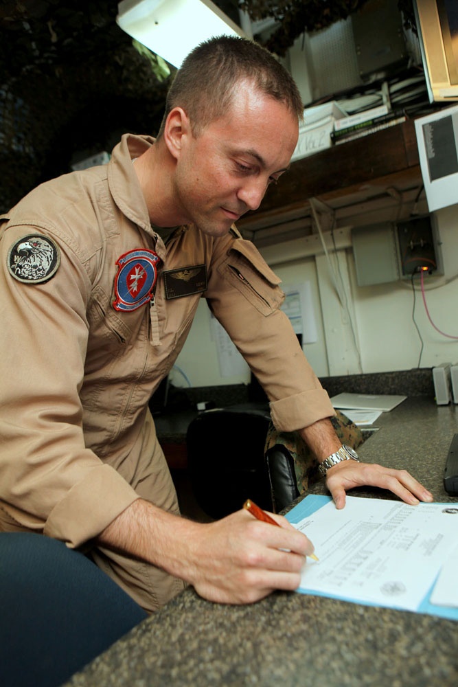 Pilot leads Marines