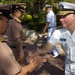 Rear Adm. Carney meets an officer during CARAT Thailand 2011