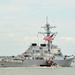 USS Mitscher departs Naval Station Norfolk