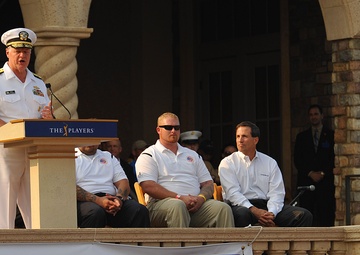CNO Roughead delivers remarks during Players Championship 2011