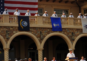 CNO Roughead delivers remarks during Players Championship 2011