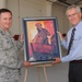Senator Jeff Bingaman Receives a Gift from Cannon AFB