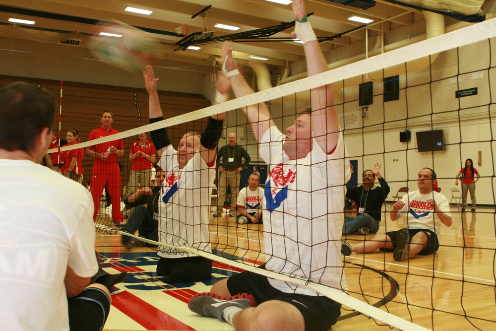 Marine athletes scrimmage Colorado community leaders