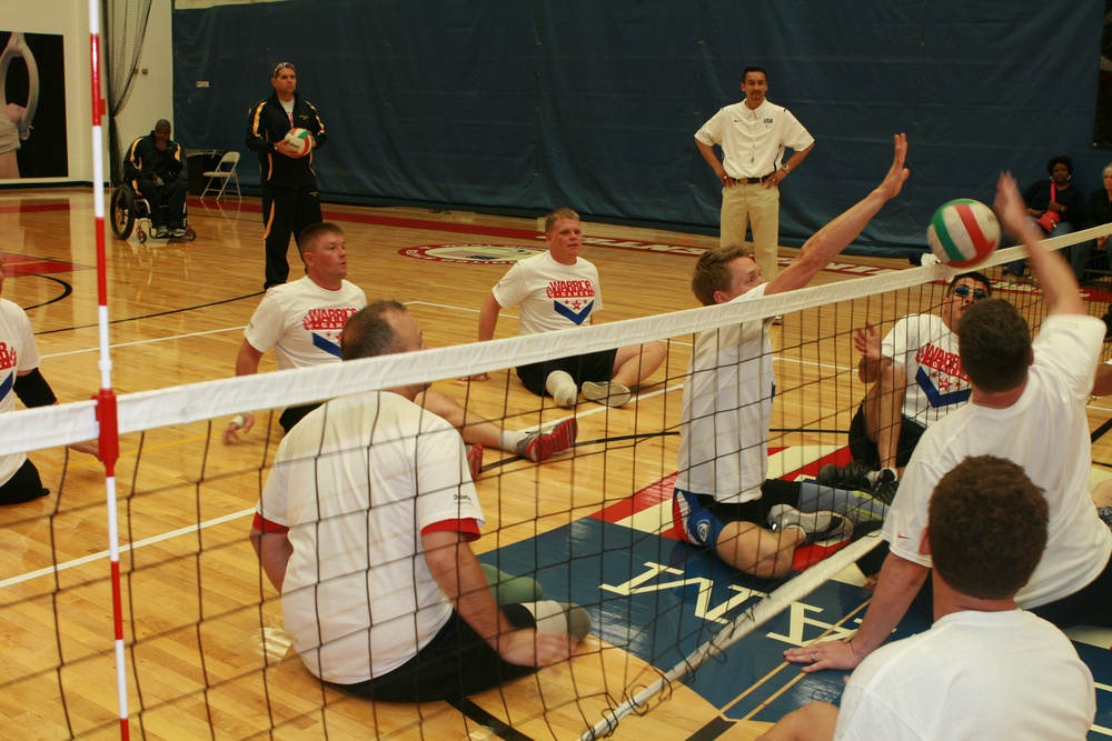 Marine athletes scrimmage Colorado community leaders