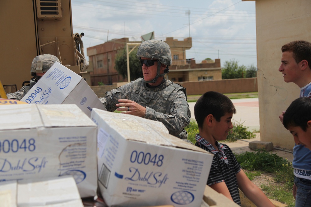 Supplies delivered in Al Koosh