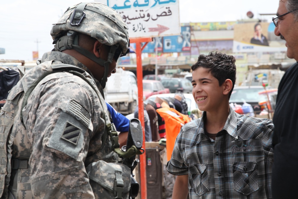 Patrol in Meghdad Market