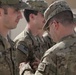 Combat patch ceremony held at Kandahar Airfield