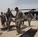 Medical evacuation training at COS Warrior