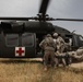 Medical evacuation training at COS Warrior