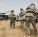Medical evacuation training at COS Warrior