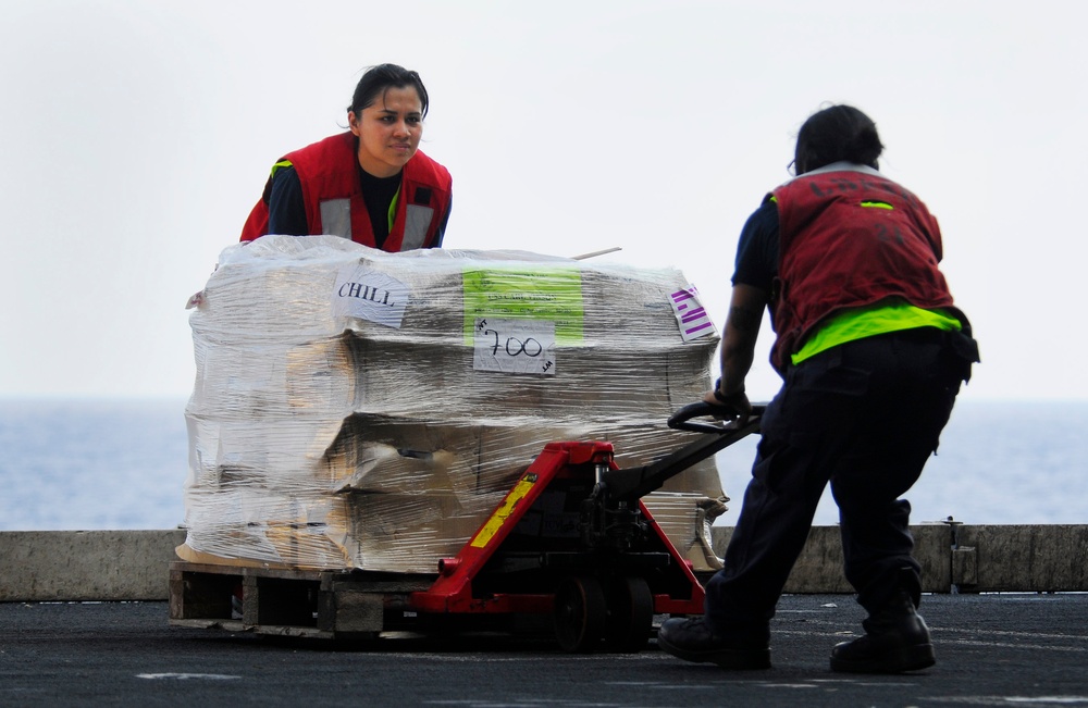 USS Carl Vinson Action