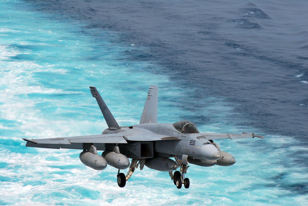 USS Ronald Reagan Action