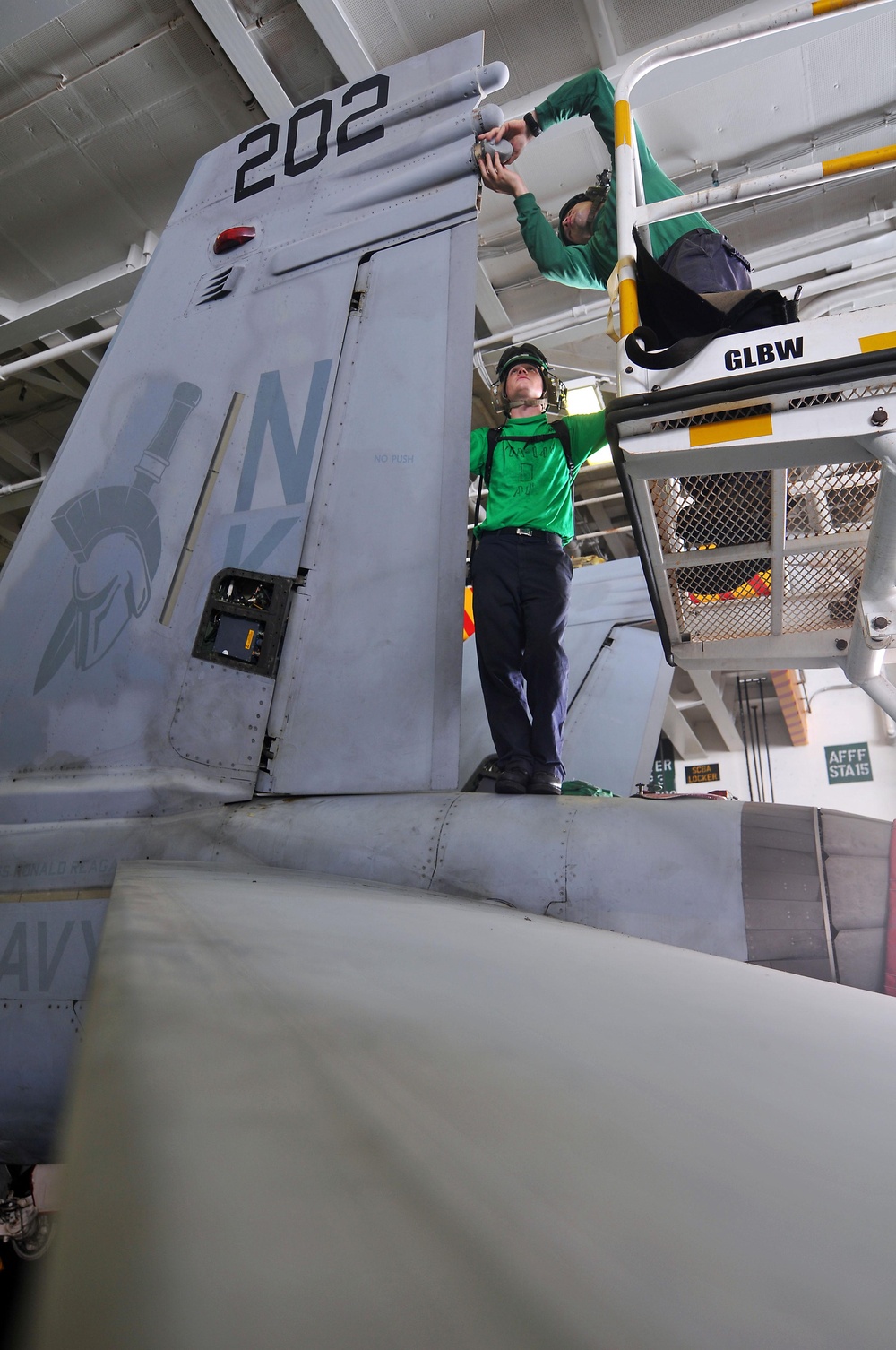 USS Ronald Reagan Action