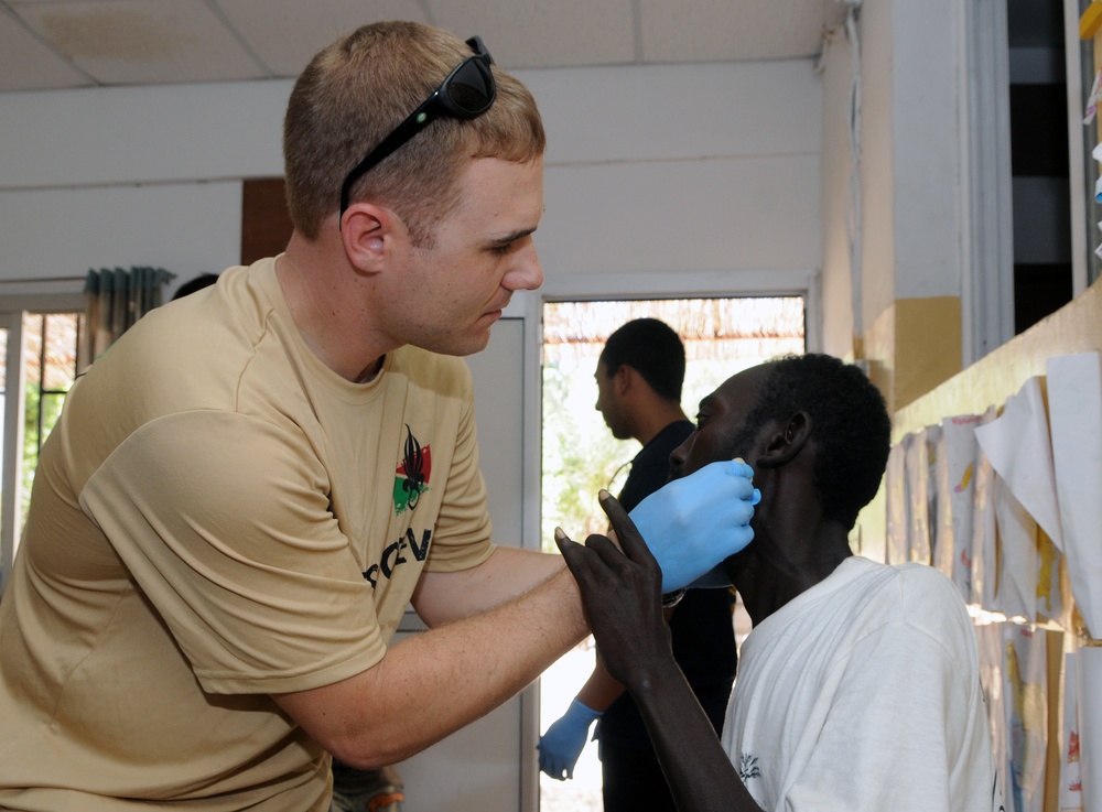 Military medics extend care beyond base perimeter into heart of Djibouti