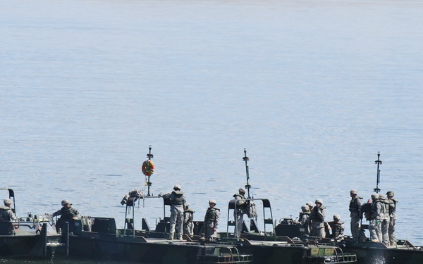 Wyo. Guard trains at Fontenelle reservoir