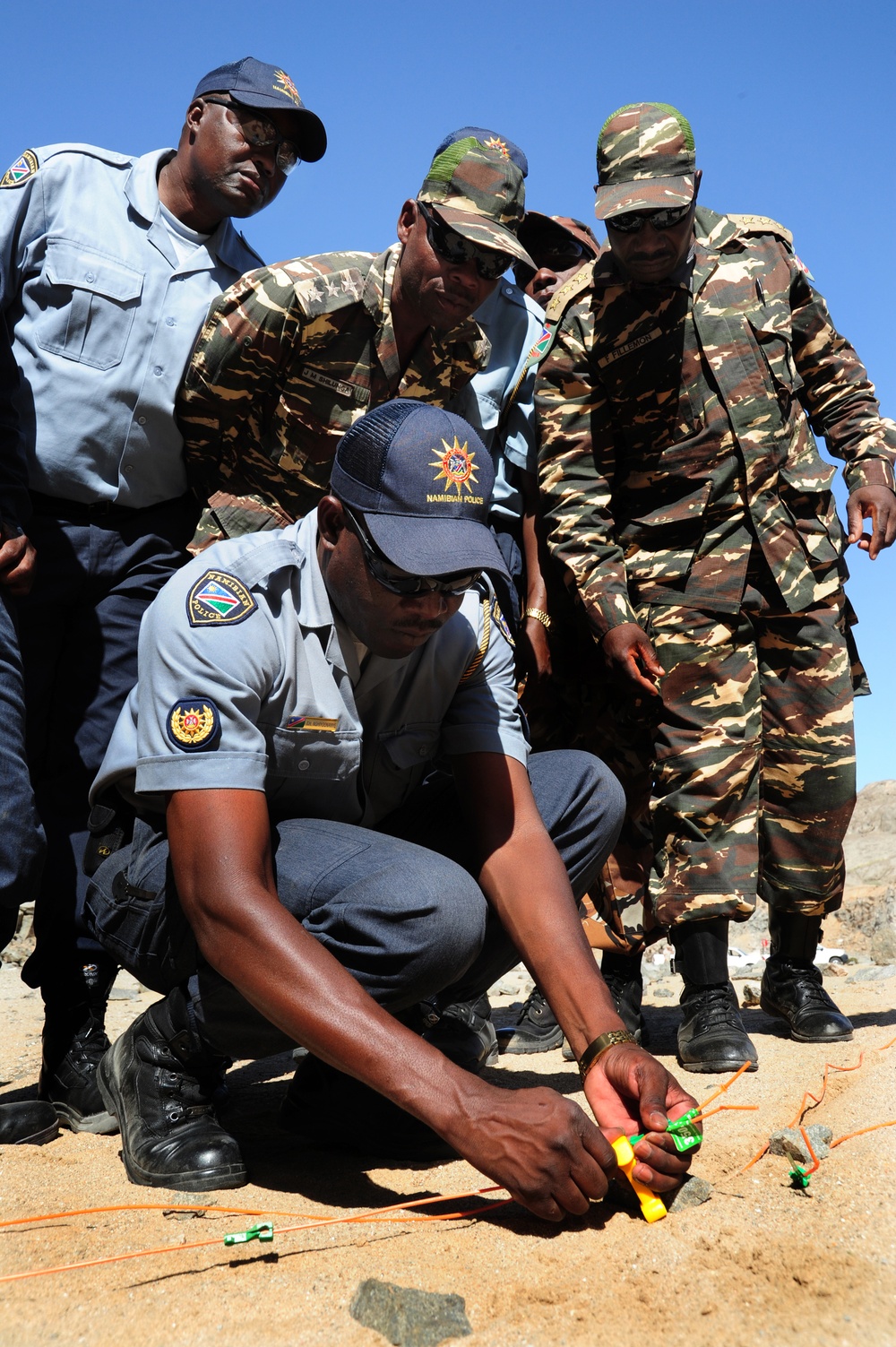 U.S. Navy, Namibian Forces Share Explosive Safety Skill
