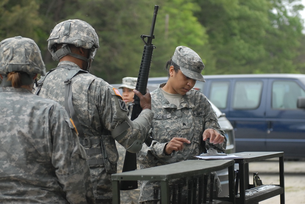 The 352nd Civil Affairs Command conducts training for annual requirements