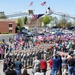 Charlie Battery 1st Battalion 125th Field Artillery, 1st Brigade Combat Team, 34th Infantry Division departure ceremony at Goodrich Field in Anoka, Minn on May 15, 2011.