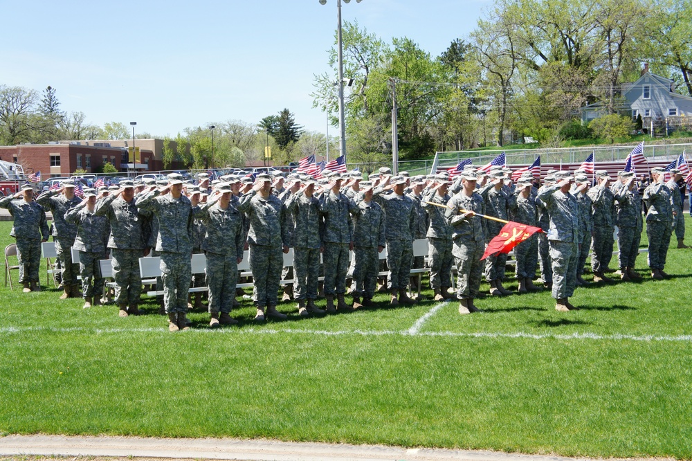 Charlie Battery 1st Battalion 125th Field Artillery, 1st Brigade Combat Team, 34th ID Departure Ceremony