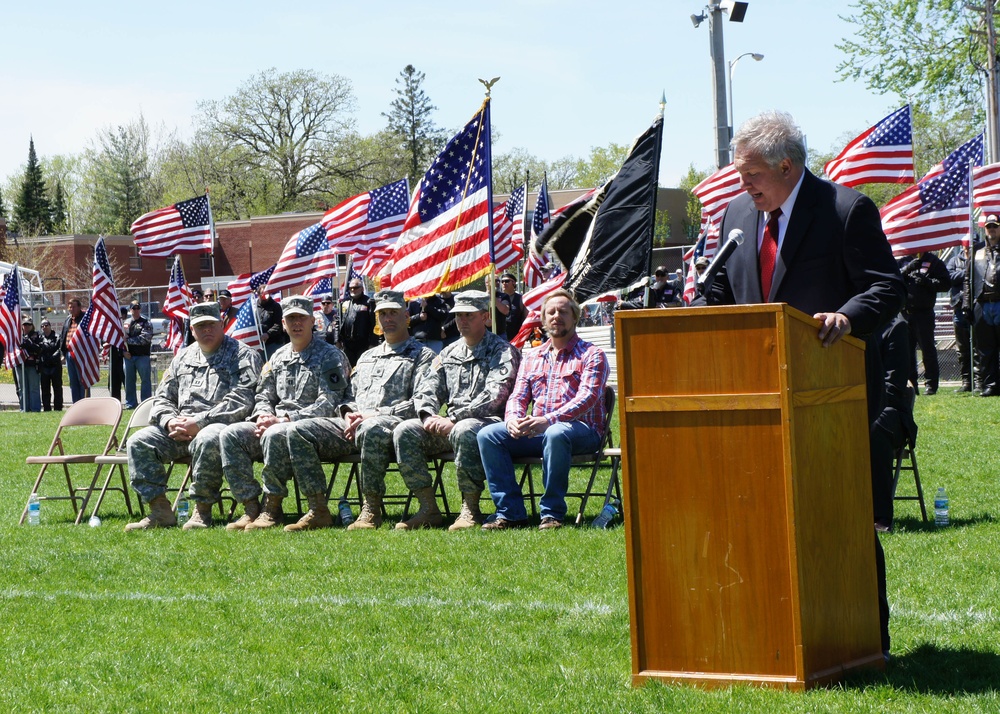 Charlie Battery 1st Battalion 125th Field Artillery, 1st Brigade Combat Team, 34th ID Departure Ceremony